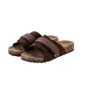Women's Beach Flat Sandals Large Size. with Buckle Strap. Fashionable Trend. Girls Wear Thick-Soled Slippers