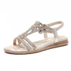 2026 Summer New Casual Sandals Women's Shoes Cross Border Flat Heel Women's Shoes Wholesale
