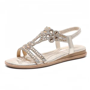 2026 Summer New Casual Sandals Women's Shoes Cross Border Flat Heel Women's Shoes Wholesale